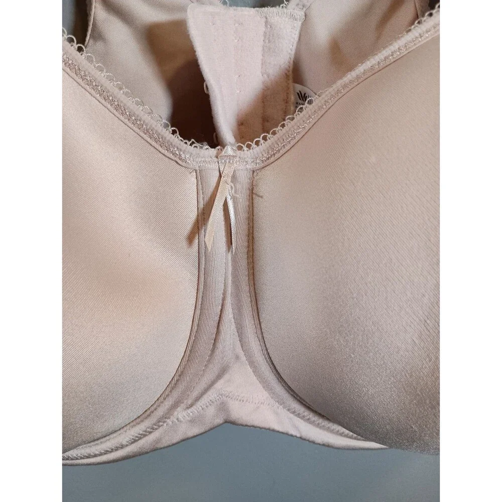 Wacoal Basic Beauty Spacer Underwire T-Shirt Bra 853192 Beige Nude Size US 46D